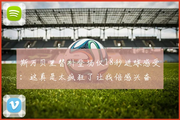 斯万贝里替补登场仅18秒进球感受：这真是太疯狂了让我倍感兴奋