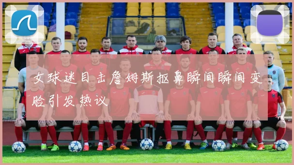 女球迷目击詹姆斯抠鼻瞬间瞬间变脸引发热议